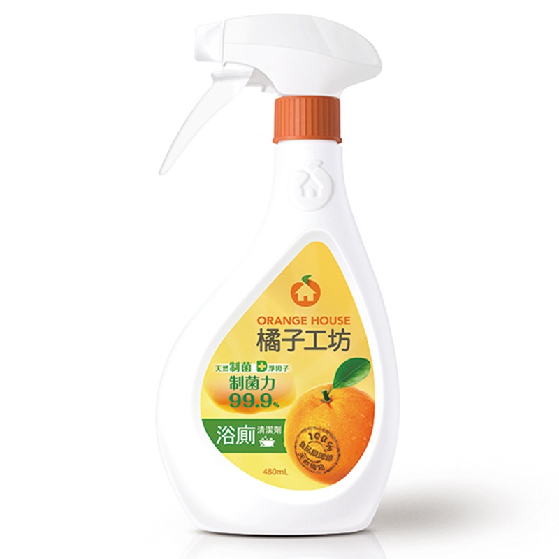 橘子工坊 台湾原装进口 浴厕清洁剂 480ml 浴室卫浴专用