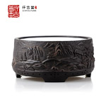 
                                        【仟古堂】电陶炉《馬到功成》台湾煮茶电陶炉老岩泥小电茶炉                
