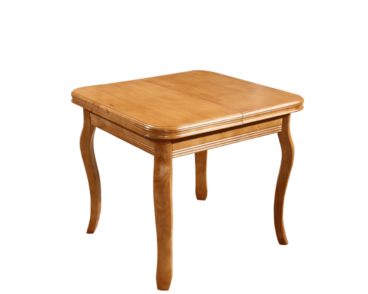 居皇帅餐桌 实木餐桌餐椅套装 折叠伸缩 餐桌椅组合 多功能方桌饭桌子