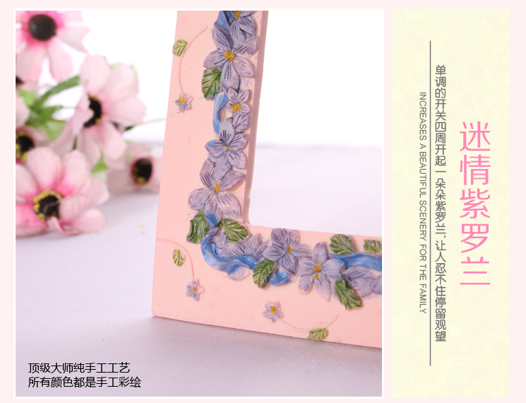 梦唯雅 环保彩绘 手工创意开关套 树脂开关保护贴套 亚克力树脂 蕾丝红玫瑰006