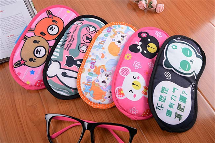 爱度ks午睡遮光睡眠眼罩 卡通个性 韩版睡眠 遮光护眼眼罩 儿童学生午睡礼物 卡通动物眼罩买一个送一个没水袋的眼罩