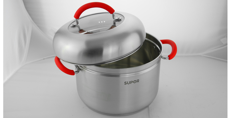 苏泊尔（supor）蒸滋味蒸煮多用双层蒸锅亮彩系列EZ24SS01
