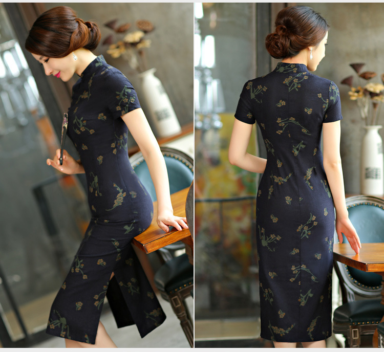 The US Li Dan 2015 summer retro beauty graphics thin short sleeves in the Code improved linen long cheongsam dress Q 9004 the butterfly 9010 XXL pictures, price, brand platters! Elections are good character, the national distribution, so why buy now enjoy more preferential! Health