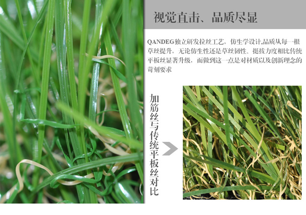 
                                        满铺人造草坪 塑料草皮仿真幼儿园楼顶阳台人工假 地毯地垫 30mm仿生四色秋草/一等品 每平方单价                