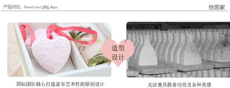 BASISHOME倍思家 无火香薰精油套装房间香氛香水室内石膏爱心装饰 倍思家线上专供 樱花 30ml