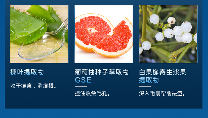 瓷肌（SPA CHNSKIN） 净颜清痘套装(男女士重度) 淡化痘印清洁控油收缩毛孔护肤品