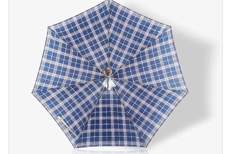 天堂伞雨伞商务格子雨伞折叠晴雨伞男女士三折雨伞 2色
