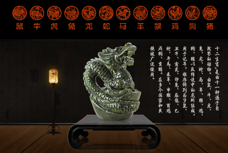 
                                                                                慈缘正堂南玉十二生肖摆件鼠牛虎兔龙蛇马羊猴鸡狗猪家居装饰工艺品 兔生肖                