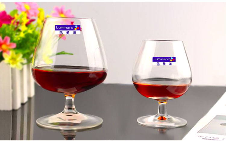 矮脚红酒杯大肚洋酒杯子干邑白兰地酒杯6只装大号 利比340ml(6只装)