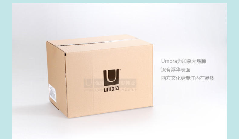 
                                        加拿大Umbra 邮票明信片照片墙客厅创意相框墙贴卧室餐厅照片挂墙 白色660                