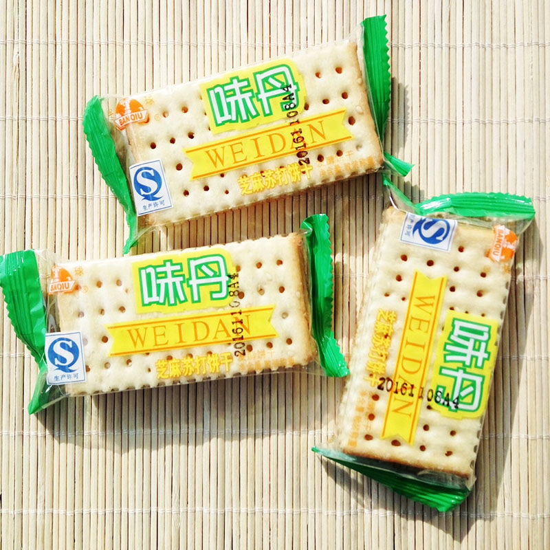 味丹芝麻白苏打饼干5kg/箱