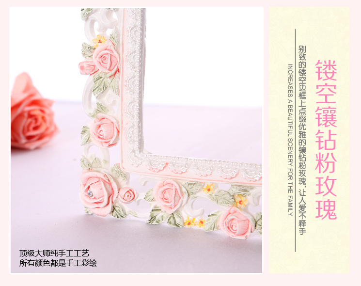 梦唯雅 环保彩绘 手工创意开关套 树脂开关保护贴套 亚克力树脂 蕾丝红玫瑰006