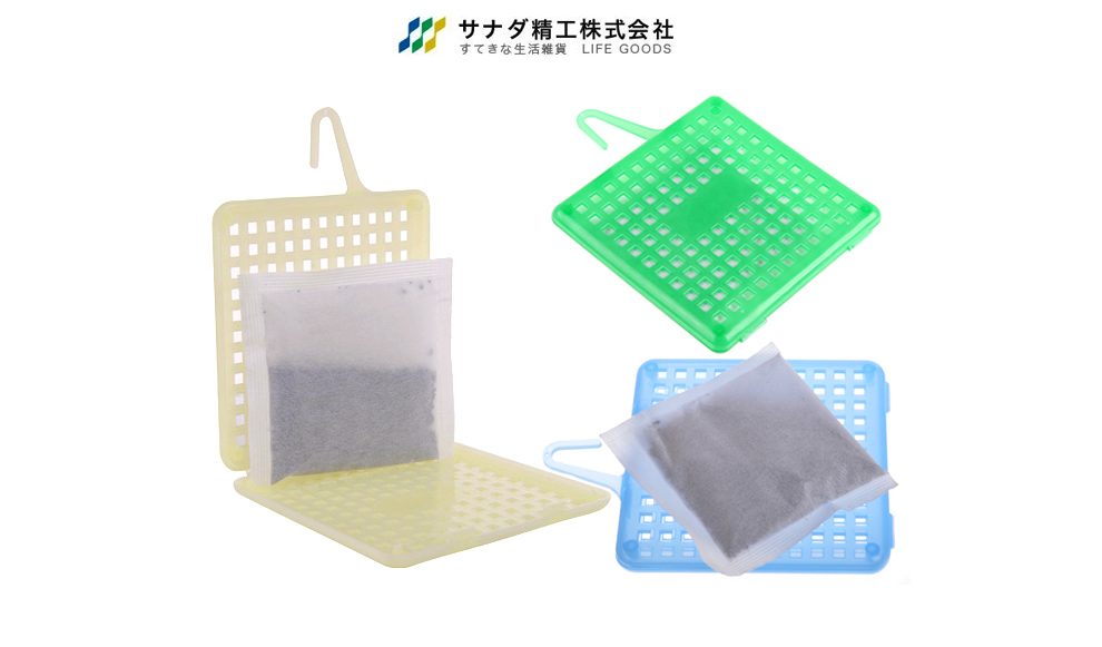 
                                        SANADA日本进口冰箱除味剂 活性炭除异味包 抗菌冰箱除臭剂 三款冰箱除味超值组合装                
