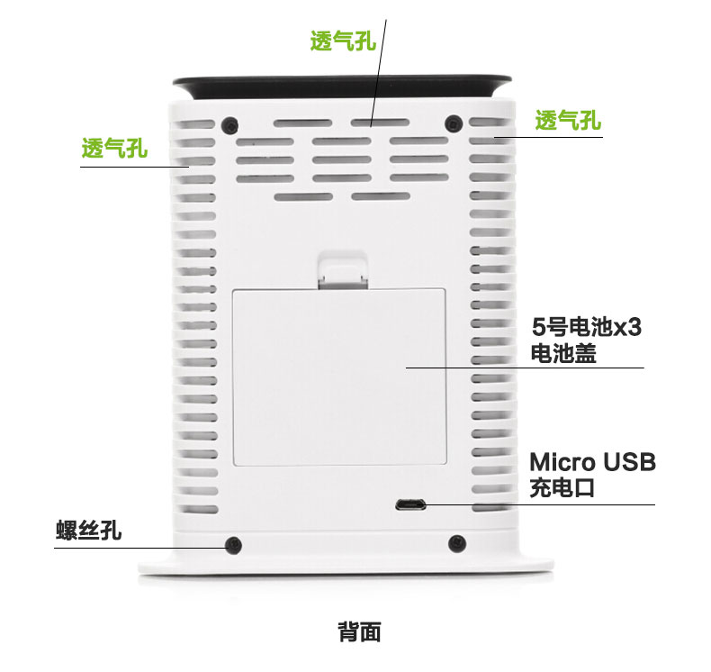 
                                        奥斯邦 优雅家用室内测甲醛检测仪器TVOC苯氨PM2.5雾霾表便携式空气质量测试仪表五合一 甲醛+TVOC检测                