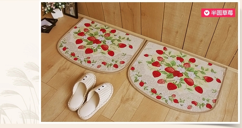 
                                        芦苇 日式田园厨房地垫卧室脚垫入户门垫吸水防滑垫套装 RV-9厨师熊 45*120cm 1条装                