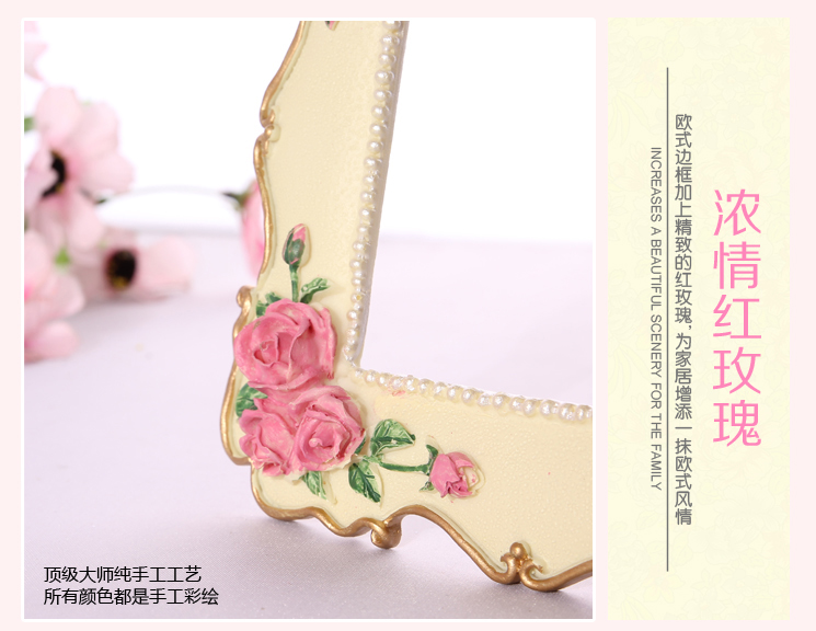 梦唯雅 环保彩绘 手工创意开关套 树脂开关保护贴套 亚克力树脂 蕾丝红玫瑰006