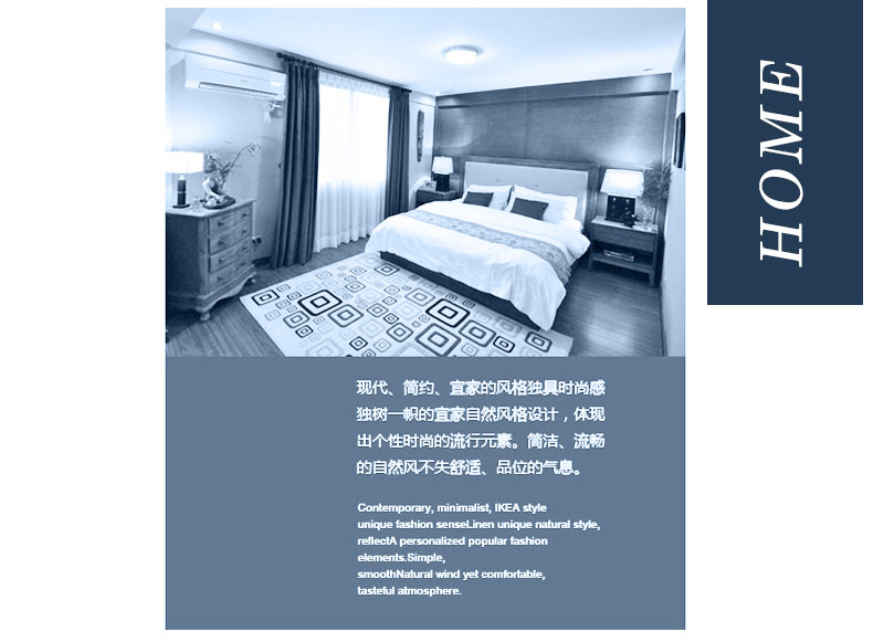 铭聚布艺简约现代加厚亚麻遮光卧室客厅窗帘布料成品定制 极简亚麻 蓝色-窗帘-挂钩式 定制1.5米宽*2.65米高