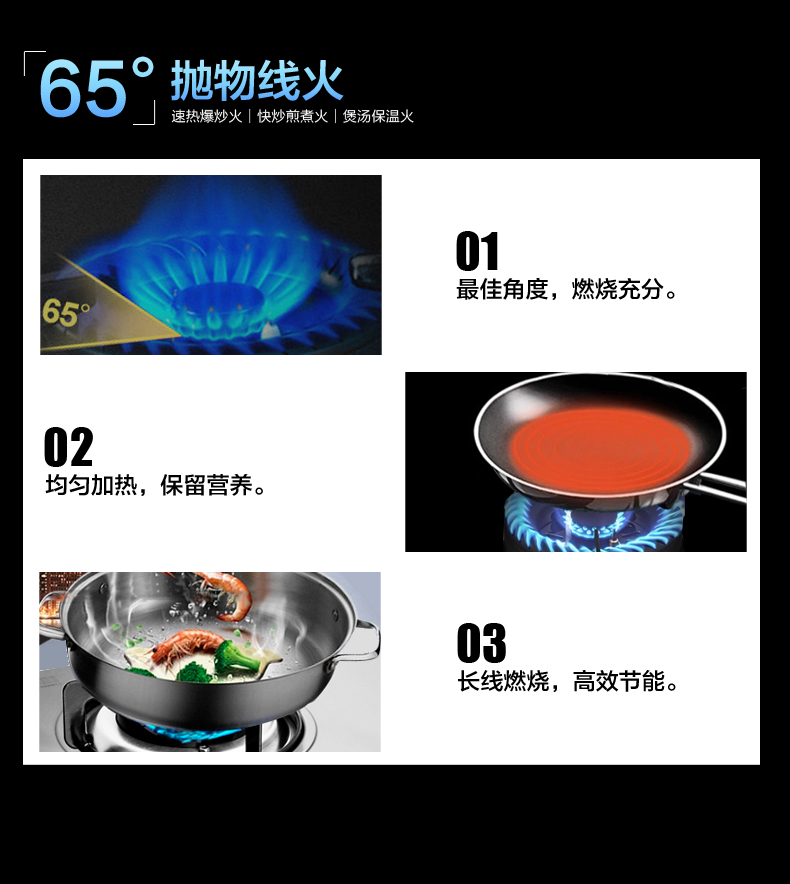 美的（Midea）DJ103S JZY-Q213侧吸抽油烟机 燃气灶具烟灶套餐 液化气