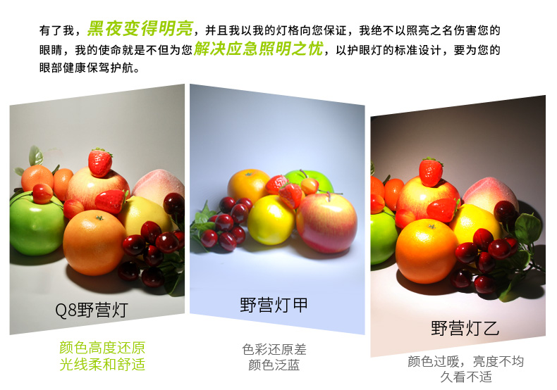 
                                        
                                                            优洋 led应急灯家用充电照明灯USB补光棒可调光带磁铁便携灯 Q8/Q8T Q8白色不带手电筒                