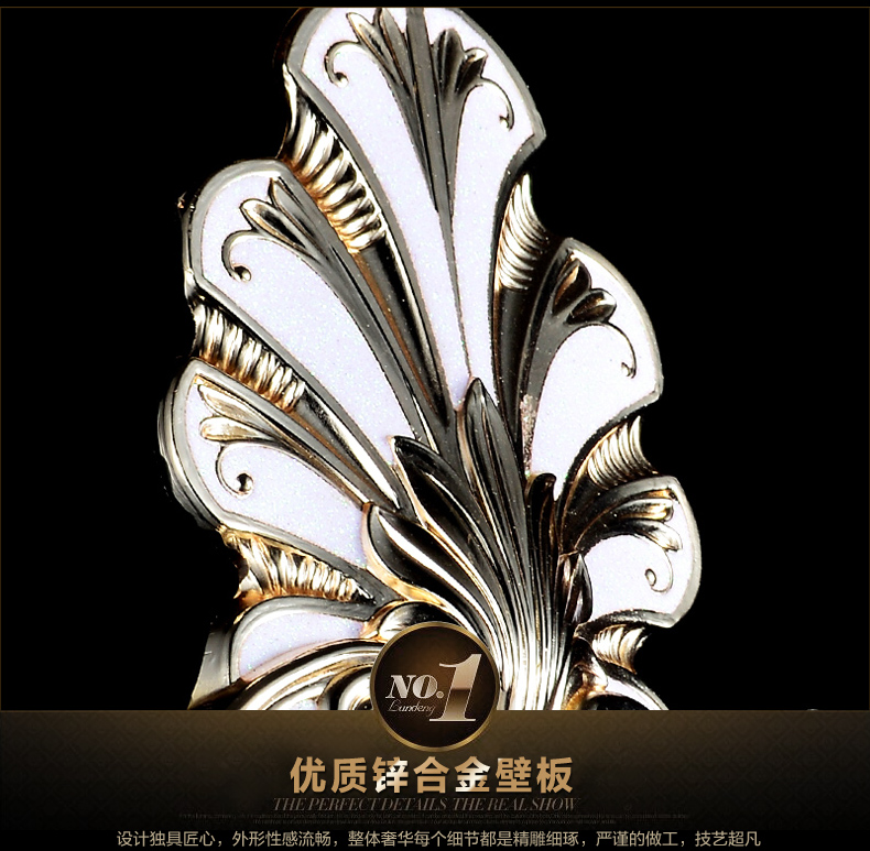 罗莎蒙德   欧式水晶壁灯客厅卧室床头双头壁灯创意锌合金仿玉石过道灯 607壁灯-2