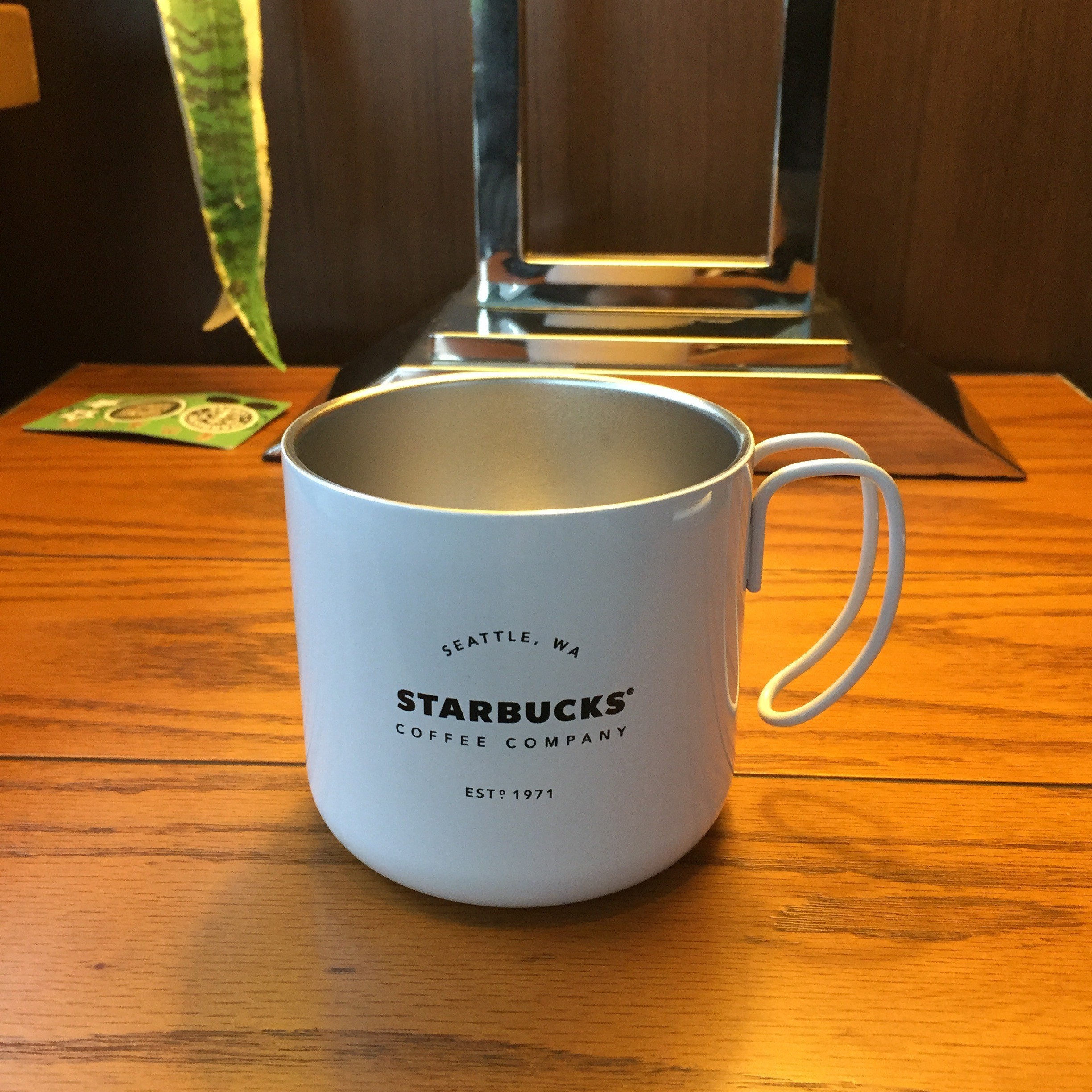 星巴克2017金色银色复古不锈钢桌面杯水杯咖啡杯子礼盒装