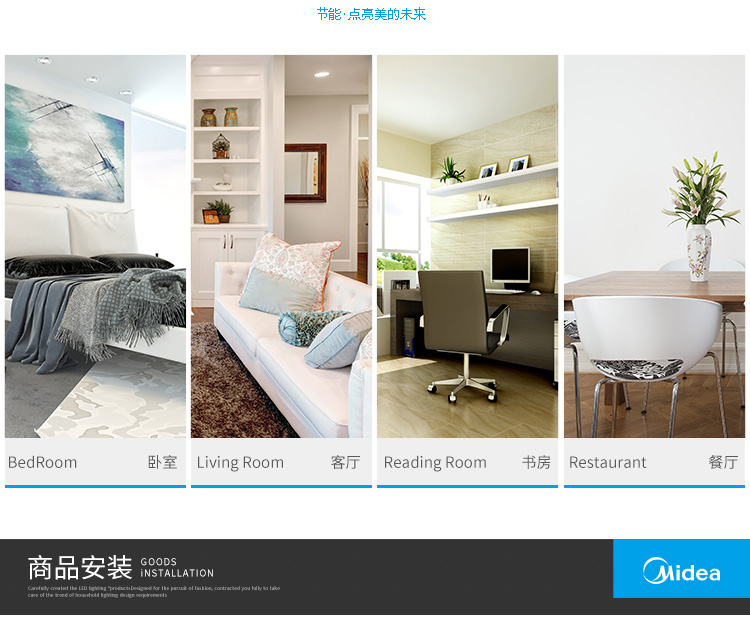 美的（Midea）LED吸顶灯卧室儿童房过道走廊阳台现代简约浪漫灯具圆形雅香12W