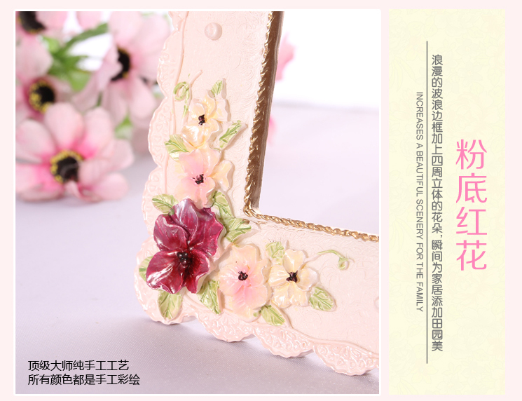 梦唯雅 环保彩绘 手工创意开关套 树脂开关保护贴套 亚克力树脂 蕾丝红玫瑰006