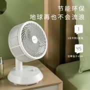 Daewoo DAEWOO Electric Fan Air Circulation Fan Bedroom Household Multifunctional Turbo Fan Office Desktop Maternal and Child Desk Fan Circulation Fan Machinery-C20 White