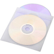 Guten Morgen CH Disc-Tasche doppelseitige Disc-Hülle CD-Disc-Schutztasche PP-Beutel verdickt 100 Blatt/Packung