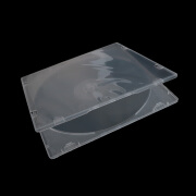Guten Morgen 50 quadratische Disc-Boxen, transparente Kunststoff-Disc-Taschen, Disc-Hüllen, CD-DVD-Disc-Aufbewahrungsboxen, Einsteckdeckel, Einzelstück
