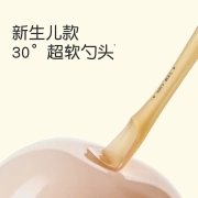 Shixi thyseed baby food supplement spoon eating water baby spoon full silicone soft soft spoon baby children's tableware newborn model + food supplement model