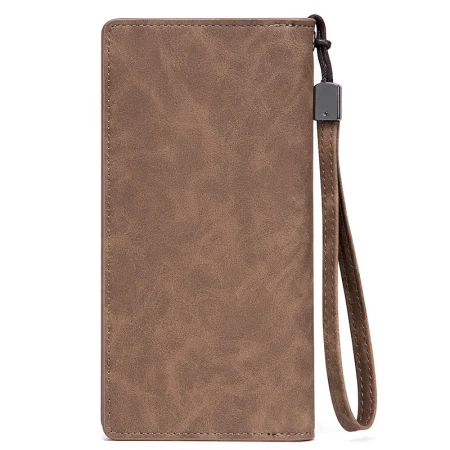 MashaLanti men's wallet large-capacity leather wallet long zipper coin purse multi-functional clutch card bag birthday gift for boyfriend husband MashaLanti men's wallet large-capacity leather wallet long zipper coin purse multi-functional clutch card bag birthday gift for boyfriend husband