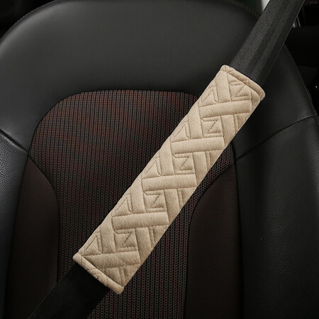 Suitable for car accessories, safety belt cover, insurance shoulder cover, lengthened male and female car accessories, interior decoration, low-key gray*1 Suitable for car accessories, safety belt cover, insurance shoulder cover, lengthened male and female car accessories, interior decoration, low-key gray*1