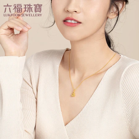 Luk Fook Jewelry Pure Gold Gourd Gold Pendant Pendant Without Necklace Price L01GTBP0009 About 1.23g Luk Fook Jewelry Pure Gold Gourd Gold Pendant Pendant Without Necklace Price L01GTBP0009 About 1.23g