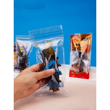 Ready-to-eat Dalian sea cucumber independent packaging bag single self-sealing bag vacuum preservation bag Liao ginseng sealing bag plastic sealing bag good airtightness and convenient packaging new color chain 7*15*16 wire single pack 200 pieces Ready-to-eat Dalian sea cucumber independent packaging bag single self-sealing bag vacuum preservation bag Liao ginseng sealing bag plastic sealing bag good airtightness and convenient packaging new color chain 7*15*16 wire single pack 200 pieces