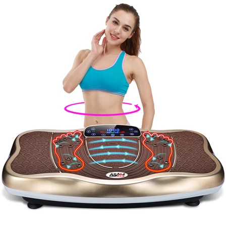 ASAM ASAM fat rejection machine shaking machine shaping fitness equipment lazy sports unisex ASMS-A5-1 calorie display / streamer gold ASAM ASAM fat rejection machine shaking machine shaping fitness equipment lazy sports unisex ASMS-A5-1 calorie display / streamer gold