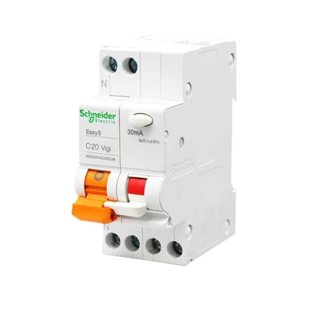 Schneider Electric with leakage protection circuit breaker type A 1P+N C20A air switch with leakage protection MGNEA9C45C2030CAR Schneider Electric with leakage protection circuit breaker type A 1P+N C20A air switch with leakage protection MGNEA9C45C2030CAR