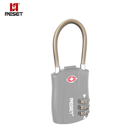 Rui Set RESET password lock small TSA outbound security check trolley luggage luggage lock password padlock soft wire rope lock travel accessories RST-076 Rui Set RESET password lock small TSA outbound security check trolley luggage luggage lock password padlock soft wire rope lock travel accessories RST-076