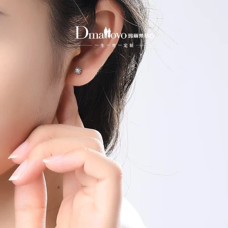 Mary Lay White 18K Gold Diamond Stud Earrings A Pair Of Classic Four Claw Diamond Earrings For Men And Women Single Diamond Earrings Simple Earrings Diamond Stud Earrings A Pair Of 3 Points Mary Lay White 18K Gold Diamond Stud Earrings A Pair Of Classic Four Claw Diamond Earrings For Men And Women Single Diamond Earrings Simple Earrings Diamond Stud Earrings A Pair Of 3 Points