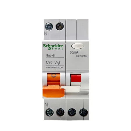 Schneider Electric with leakage protection circuit breaker type A 1P+N C20A air switch with leakage protection MGNEA9C45C2030CAR Schneider Electric with leakage protection circuit breaker type A 1P+N C20A air switch with leakage protection MGNEA9C45C2030CAR