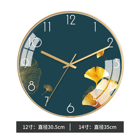 One Wall New Chinese Living Room Wall Clock Modern Simple Creative Mute Clock Nordic Style Quartz Clock Home Wall Clock Wall Clock Digital Watch Wall Clock Fashion Light Luxury Wall Clock Decoration B-Scenic Pie-Gold Frame 12 Inch Diameter 30.5cm One Wall New Chinese Living Room Wall Clock Modern Simple Creative Mute Clock Nordic Style Quartz Clock Home Wall Clock Wall Clock Digital Watch Wall Clock Fashion Light Luxury Wall Clock Decoration B-Scenic Pie-Gold Frame 12 Inch Diameter 30.5cm
