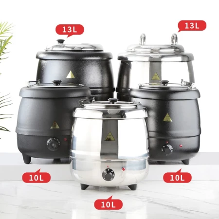 Jubo JOBO Electronic Warming Soup Pot 13L Increased Capacity Insulation Pot Insulation Furnace Pan Buffet Supplies Black Painted TBTK13 Jubo JOBO Electronic Warming Soup Pot 13L Increased Capacity Insulation Pot Insulation Furnace Pan Buffet Supplies Black Painted TBTK13