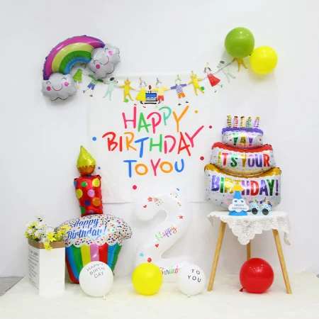 Abaoli ins little red book three-layer cake balloon children one-year-old boy and girl decoration birthday party photo layout props Abaoli ins little red book three-layer cake balloon children one-year-old boy and girl decoration birthday party photo layout props