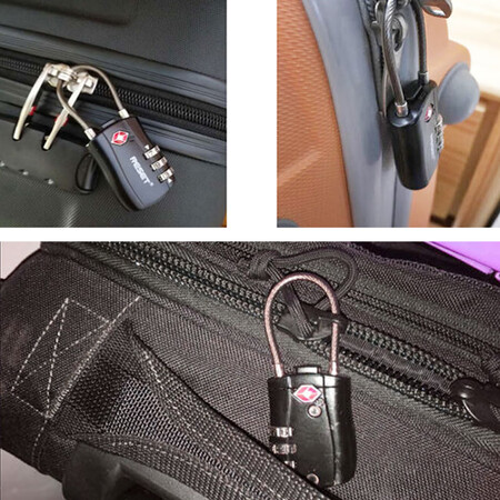Rui Set RESET password lock small TSA outbound security check trolley luggage luggage lock password padlock soft wire rope lock travel accessories RST-076 Rui Set RESET password lock small TSA outbound security check trolley luggage luggage lock password padlock soft wire rope lock travel accessories RST-076