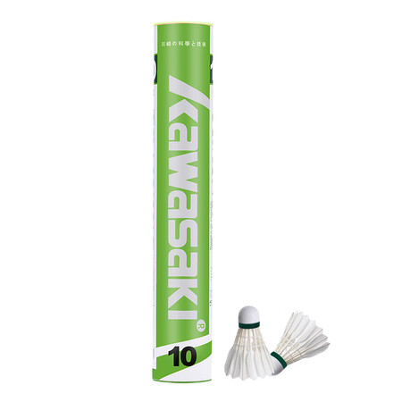 Kawasaki Kawasaki badminton game training resistant to hitting goose feather ball 12 pack 10 ball Kawasaki Kawasaki badminton game training resistant to hitting goose feather ball 12 pack 10 ball