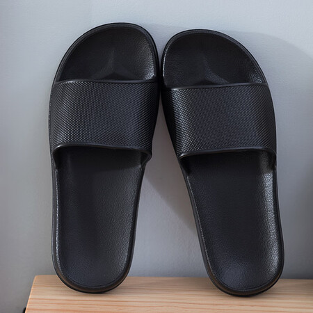 Made in Tokyo, Candy Color Four Seasons Home Slippers Lightweight Soft Elastic Casual Bathroom Sandals and Slippers Men's Night Black 275 JZ-7095 Made in Tokyo, Candy Color Four Seasons Home Slippers Lightweight Soft Elastic Casual Bathroom Sandals and Slippers Men's Night Black 275 JZ-7095