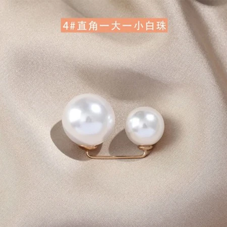 Xiaose tie clothes waist artifact waist change small brooch anti-light buckle Japanese imitation pearl all-match cardigan pin accessories white beads A114 Xiaose tie clothes waist artifact waist change small brooch anti-light buckle Japanese imitation pearl all-match cardigan pin accessories white beads A114