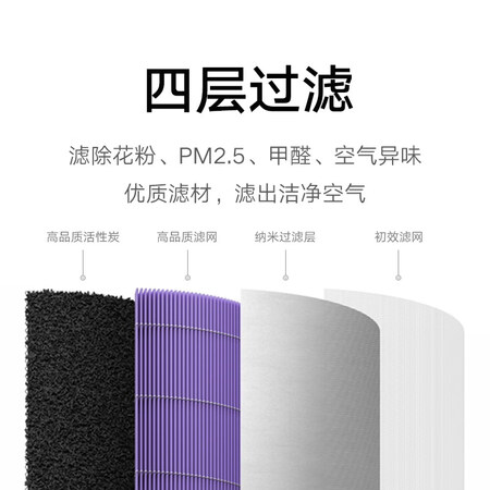 Mijia Mi Air Purifier Filter Element Filter Purple Upgrade Model In addition to formaldehyde, sterilization and smoke removal, suitable for Mi Purifier 1st generation/2/2S/3/pro Mijia Mi Air Purifier Filter Element Filter Purple Upgrade Model In addition to formaldehyde, sterilization and smoke removal, suitable for Mi Purifier 1st generation/2/2S/3/pro