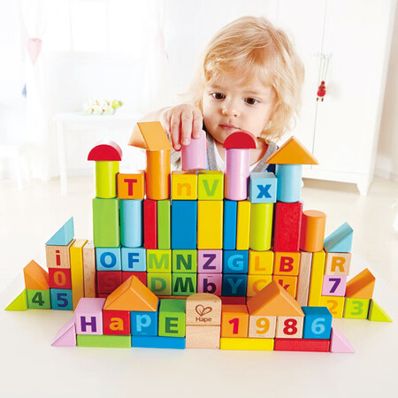 German Hape children's building blocks assembling and assembling toys 1-3-6 years old imported beech children New Year's gift 80 digital letter combination box 1 year old + E8022 German Hape children's building blocks assembling and assembling toys 1-3-6 years old imported beech children New Year's gift 80 digital letter combination box 1 year old + E8022