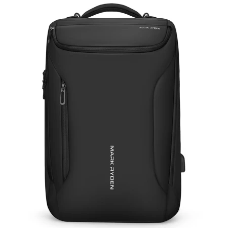 Mark RYDEN MARK RYDEN backpack men's 17.3-inch laptop bag business shoulder bag waterproof fashion trend schoolbag MR9031 elite black upgrade Mark RYDEN MARK RYDEN backpack men's 17.3-inch laptop bag business shoulder bag waterproof fashion trend schoolbag MR9031 elite black upgrade